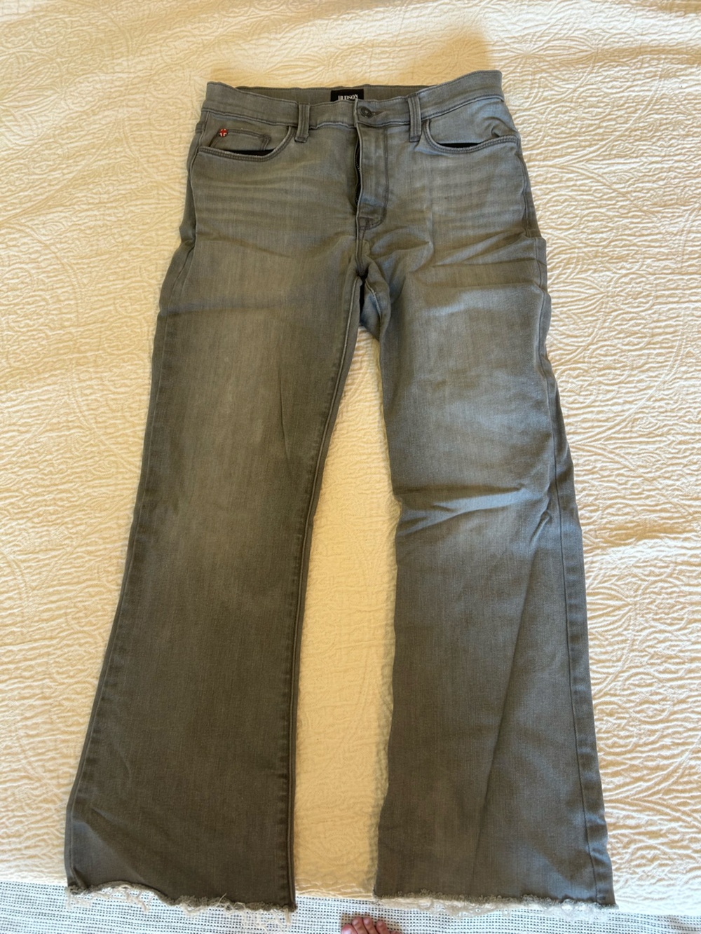 Women's Gray Flared Hudson Jeans
